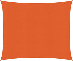 vidaXL - Zonnezeil - 160 - g/m² - 3x3 - m - HDPE - oranje