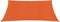 vidaXL - Zonnezeil - 160 - g/m² - 3x3 - m - HDPE - oranje