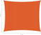 vidaXL - Zonnezeil - 160 - g/m² - 3x3 - m - HDPE - oranje