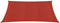 vidaXL - Zonnezeil - 160 - g/m² - 3x3 - m - HDPE - rood
