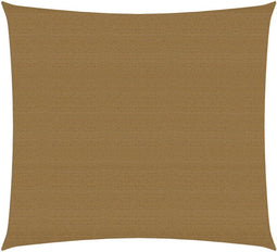 vidaXL - Zonnezeil - 160 - g/m² - 3x3 - m - HDPE - taupe