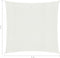 vidaXL - Zonnezeil - 160 - g/m² - 3x3 - m - HDPE - wit