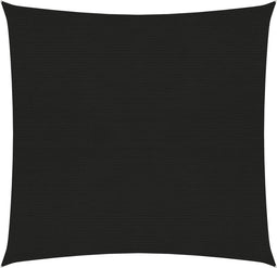 vidaXL - Zonnezeil - 160 - g/m² - 3x3 - m - HDPE - zwart