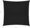 vidaXL - Zonnezeil - 160 - g/m² - 3x3 - m - HDPE - zwart