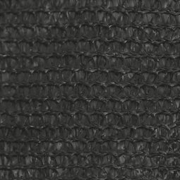 vidaXL - Zonnezeil - 160 - g/m² - 3x3x3 - m - HDPE - antracietkleurig