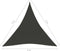 vidaXL - Zonnezeil - 160 - g/m² - 3x3x3 - m - HDPE - antracietkleurig