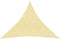 vidaXL - Zonnezeil - 160 - g/m² - 3x3x3 - m - HDPE - beige