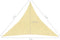 vidaXL - Zonnezeil - 160 - g/m² - 3x3x3 - m - HDPE - beige
