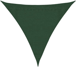 vidaXL - Zonnezeil - 160 - g/m² - 3x3x3 - m - HDPE - donkergroen