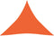 vidaXL - Zonnezeil - 160 - g/m² - 3x3x3 - m - HDPE - oranje