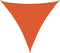 vidaXL - Zonnezeil - 160 - g/m² - 3x3x3 - m - HDPE - oranje