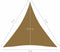 vidaXL - Zonnezeil - 160 - g/m² - 3x3x3 - m - HDPE - taupe