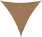 vidaXL - Zonnezeil - 160 - g/m² - 3x3x3 - m - HDPE - taupe