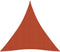 vidaXL - Zonnezeil - 160 - g/m² - 3x3x3 - m - HDPE - terracottakleurig