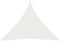 vidaXL - Zonnezeil - 160 - g/m² - 3x3x3 - m - HDPE - wit