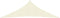 vidaXL - Zonnezeil - 160 - g/m² - 3x3x4,2 - m - HDPE - crèmekleurig