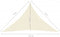 vidaXL - Zonnezeil - 160 - g/m² - 3x3x4,2 - m - HDPE - crèmekleurig