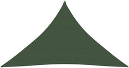 vidaXL - Zonnezeil - 160 - g/m² - 3x3x4,2 - m - HDPE - donkergroen