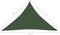 vidaXL - Zonnezeil - 160 - g/m² - 3x3x4,2 - m - HDPE - donkergroen