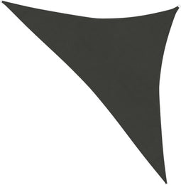 vidaXL - Zonnezeil - 160 - g/m² - 3x3x4,2 - m - HDPE - antracietkleurig