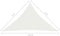 vidaXL - Zonnezeil - 160 - g/m² - 3x3x4,2 - m - HDPE - wit