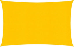 vidaXL - Zonnezeil - 160 - g/m² - 3x4,5 - m - HDPE - geel