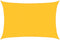 vidaXL - Zonnezeil - 160 - g/m² - 3x4,5 - m - HDPE - geel