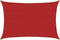 vidaXL - Zonnezeil - 160 - g/m² - 3x4,5 - m - HDPE - rood