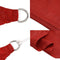 vidaXL - Zonnezeil - 160 - g/m² - 3x4,5 - m - HDPE - rood