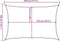 vidaXL - Zonnezeil - 160 - g/m² - 3x4,5 - m - HDPE - rood