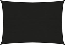 vidaXL - Zonnezeil - 160 - g/m² - 3x4,5 - m - HDPE - zwart