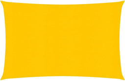 vidaXL - Zonnezeil - 160 - g/m² - 3x4 - m - HDPE - geel