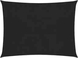 vidaXL - Zonnezeil - 160 - g/m² - 3x4 - m - HDPE - zwart
