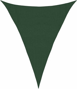 vidaXL - Zonnezeil - 160 - g/m² - 3x4x4 - m - HDPE - donkergroen