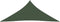 vidaXL - Zonnezeil - 160 - g/m² - 3x4x4 - m - HDPE - donkergroen