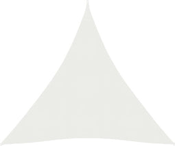 vidaXL - Zonnezeil - 160 - g/m² - 3x4x4 - m - HDPE - wit
