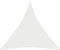 vidaXL - Zonnezeil - 160 - g/m² - 3x4x4 - m - HDPE - wit