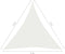 vidaXL - Zonnezeil - 160 - g/m² - 3x4x4 - m - HDPE - wit