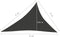 vidaXL - Zonnezeil - 160 - g/m² - 3x4x5 - m - HDPE - antracietkleurig