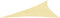 vidaXL - Zonnezeil - 160 - g/m² - 3x4x5 - m - HDPE - beige