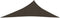 vidaXL - Zonnezeil - 160 - g/m² - 3x4x5 - m - HDPE - bruin