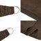 vidaXL - Zonnezeil - 160 - g/m² - 3x4x5 - m - HDPE - bruin