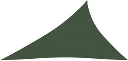 vidaXL - Zonnezeil - 160 - g/m² - 3x4x5 - m - HDPE - donkergroen