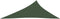 vidaXL - Zonnezeil - 160 - g/m² - 3x4x5 - m - HDPE - donkergroen