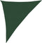 vidaXL - Zonnezeil - 160 - g/m² - 3x4x5 - m - HDPE - donkergroen