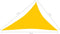 vidaXL - Zonnezeil - 160 - g/m² - 3x4x5 - m - HDPE - geel