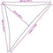 vidaXL - Zonnezeil - 160 - g/m² - 3x4x5 - m - HDPE - geel