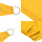 vidaXL - Zonnezeil - 160 - g/m² - 3x4x5 - m - HDPE - geel