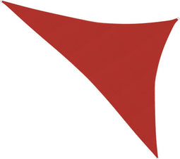 vidaXL - Zonnezeil - 160 - g/m² - 3x4x5 - m - HDPE - rood