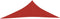 vidaXL - Zonnezeil - 160 - g/m² - 3x4x5 - m - HDPE - rood